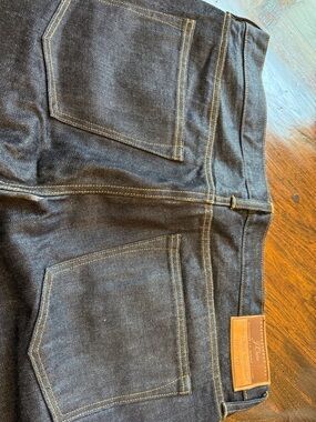 J Crew Men’s Dark Denim Blue Jeans,Model 770,36X32